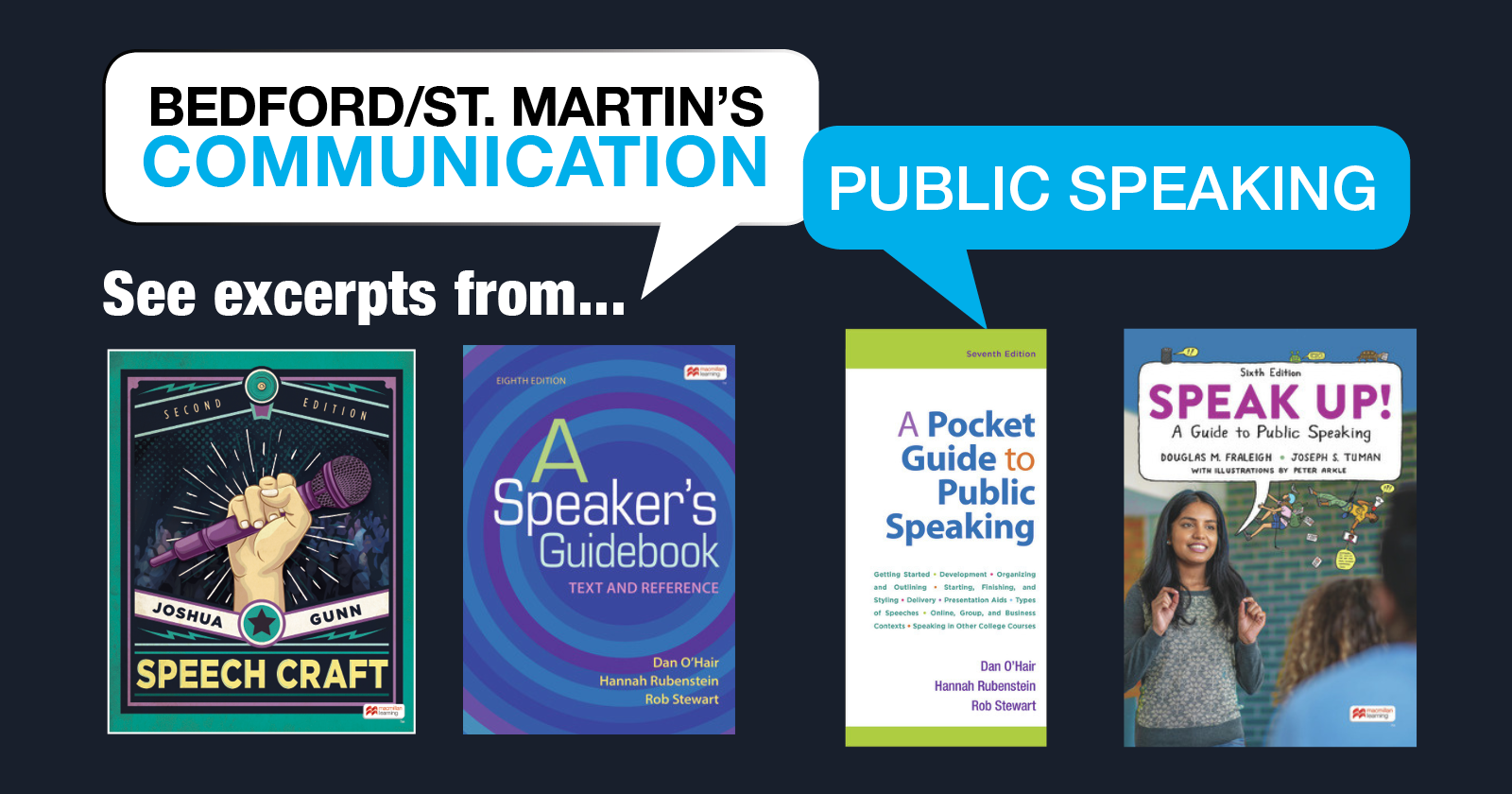 Collection of Communication book covers