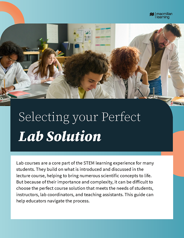 Macmillan Learning Lab Solutions Buyer's Guide