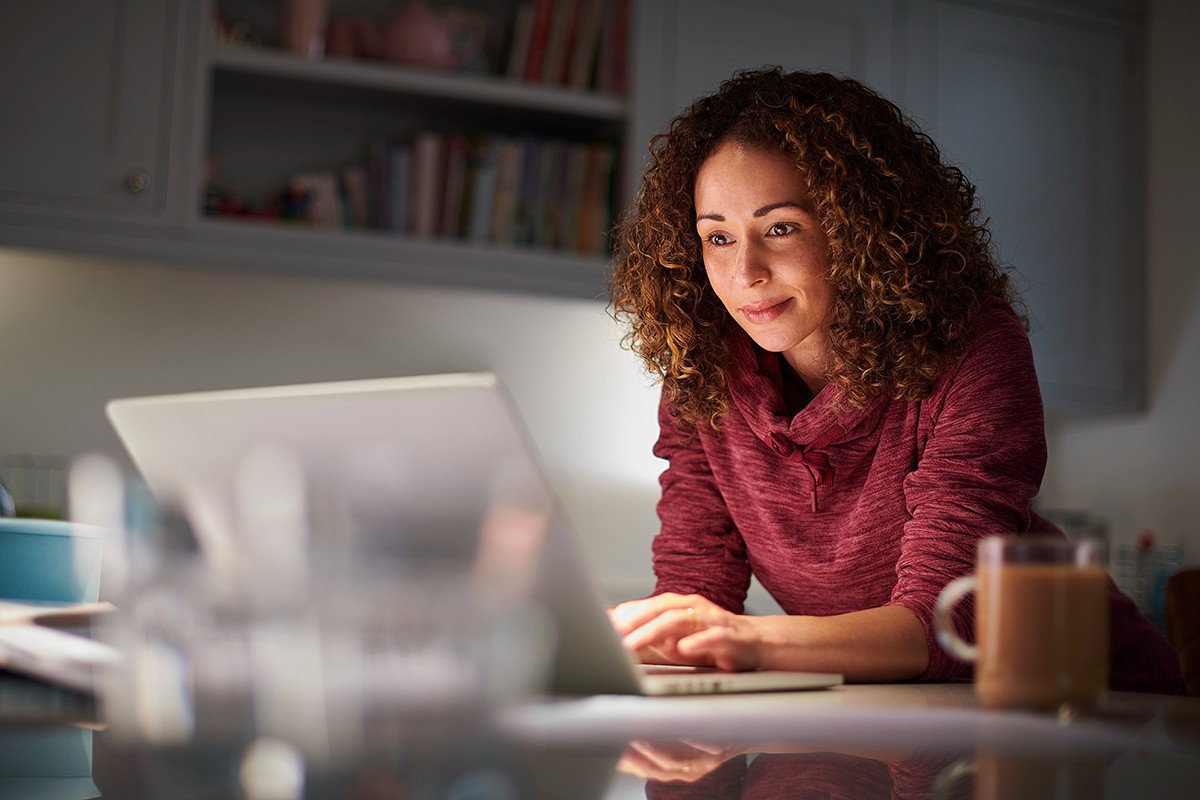 Women at computer