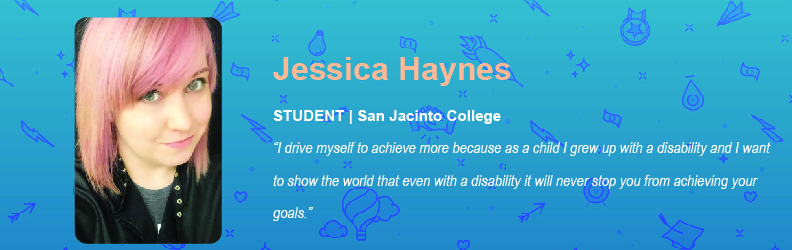 Jessica Haynes shares what drives her to achieve more.