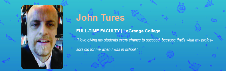 John Tures shares what drives him to achieve more.