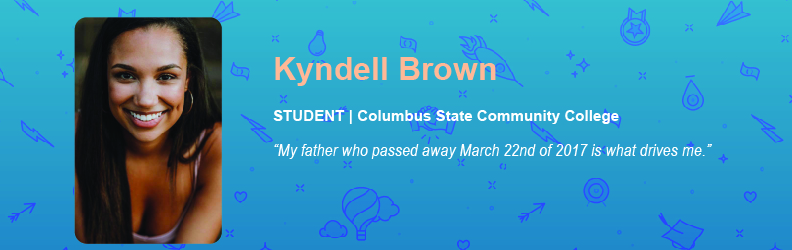 Kyndell Brown shares what drives him to achieve more.
