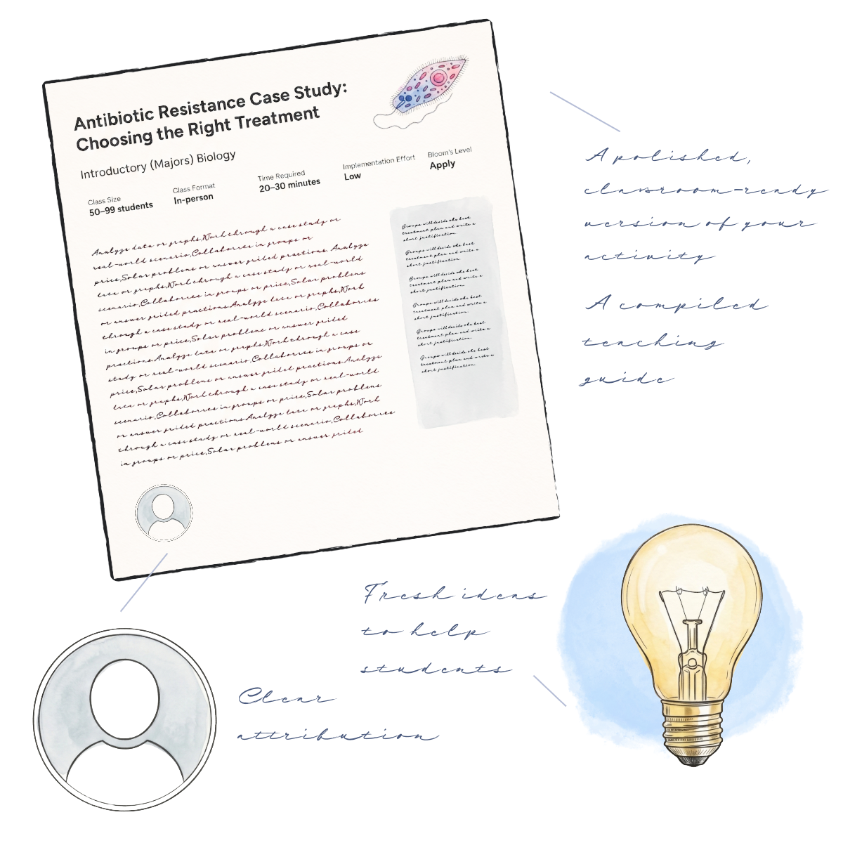 Activity sheet illustration