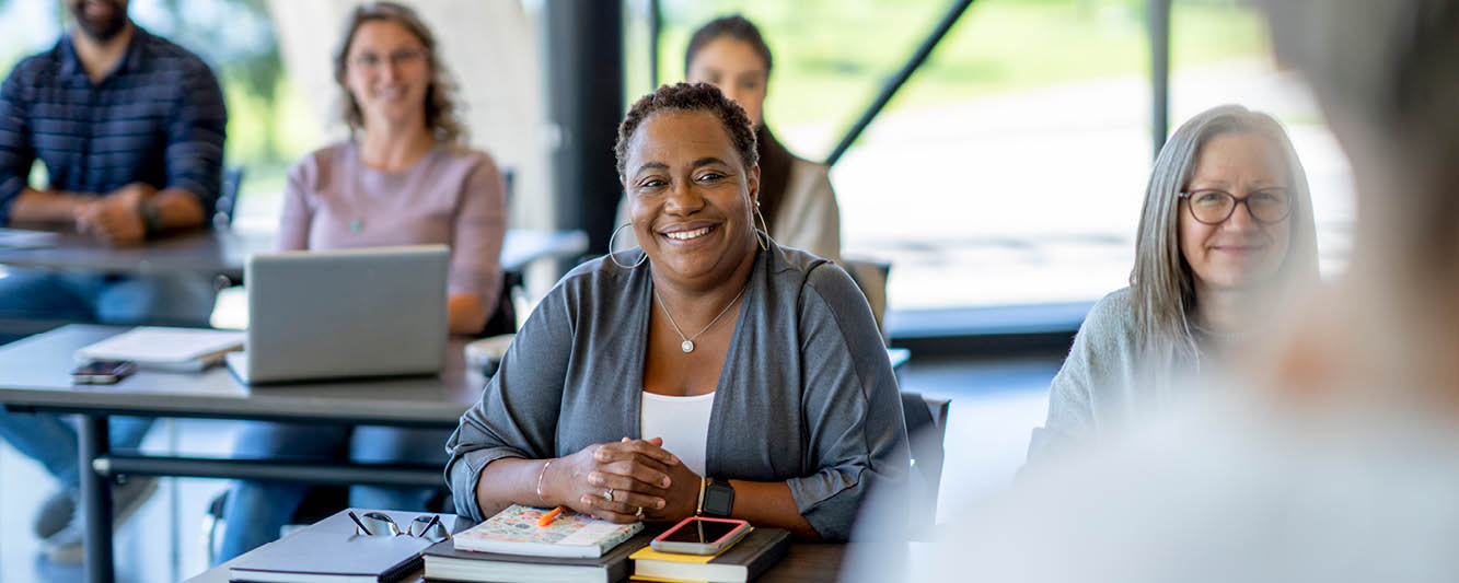 women in classroom