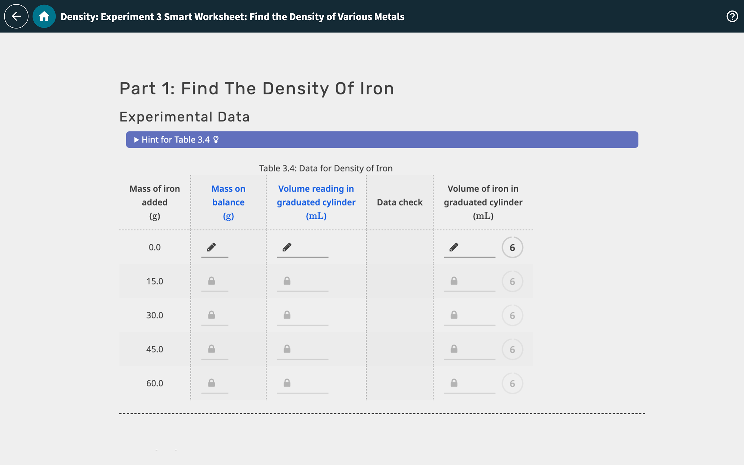 Smart Worksheets