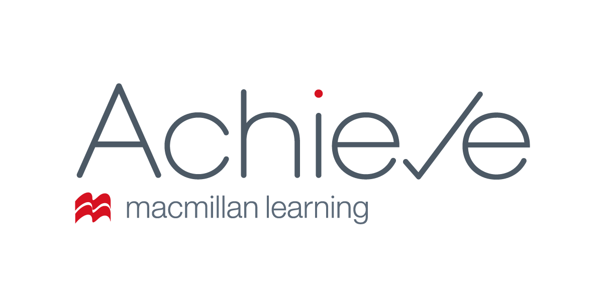 Achieve logo  Macmillan learning