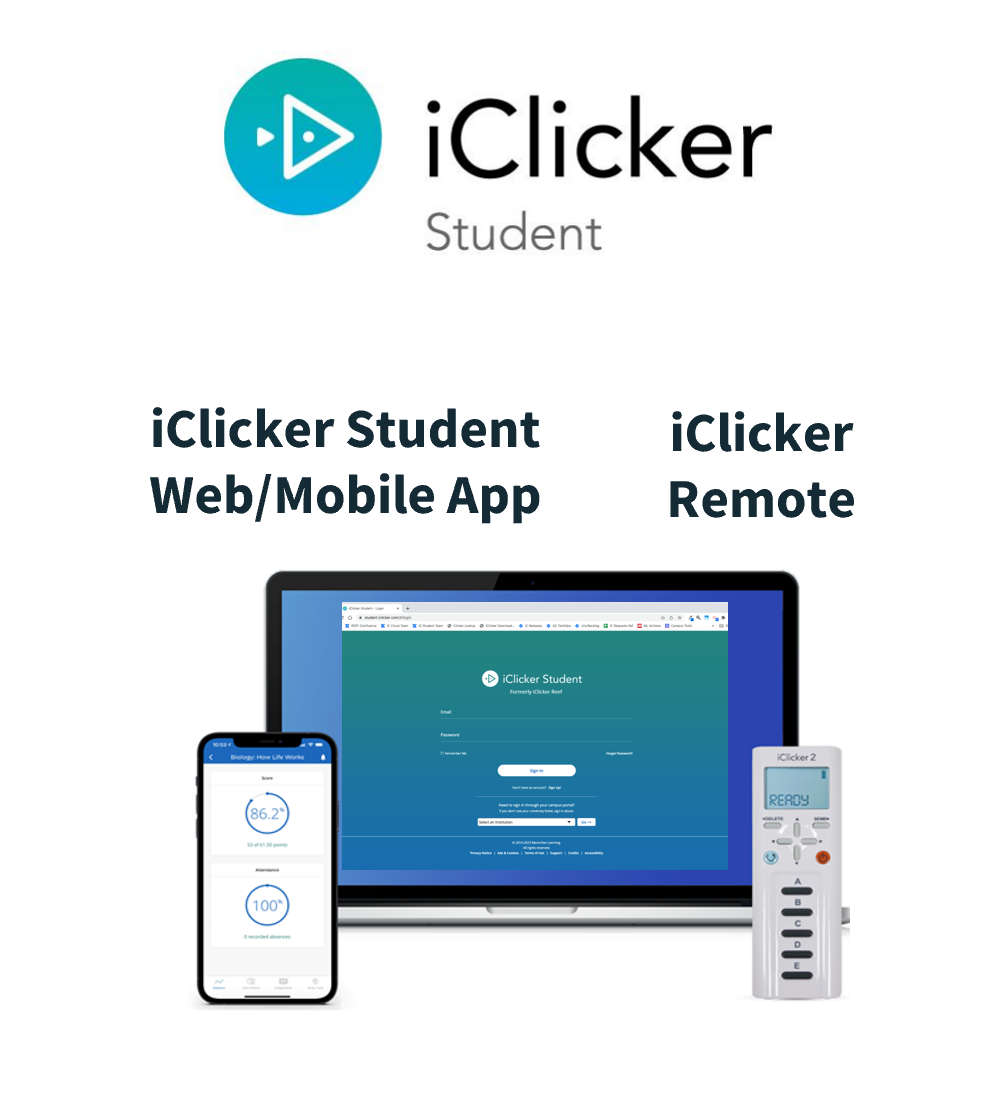 iClicker student app logo